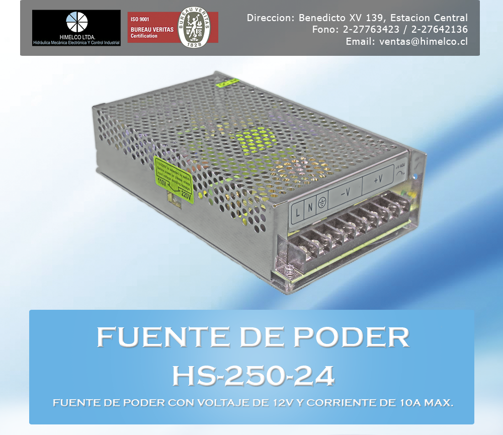 FUENTE DE PODER HS-250-24