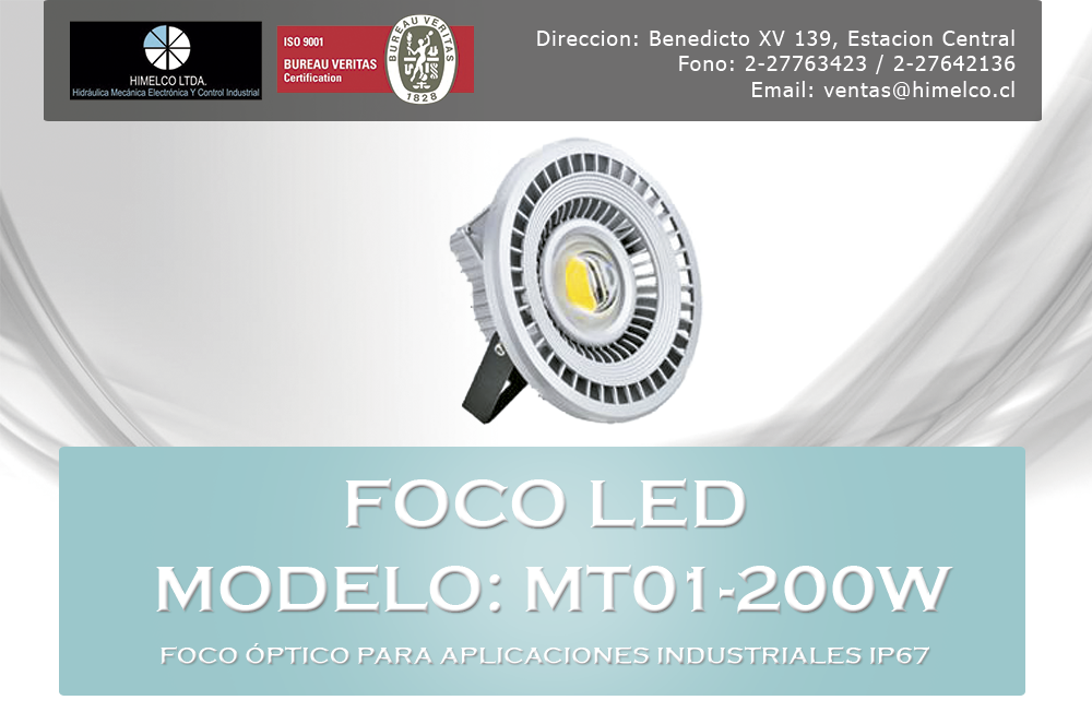 Foco Led MT01-200W