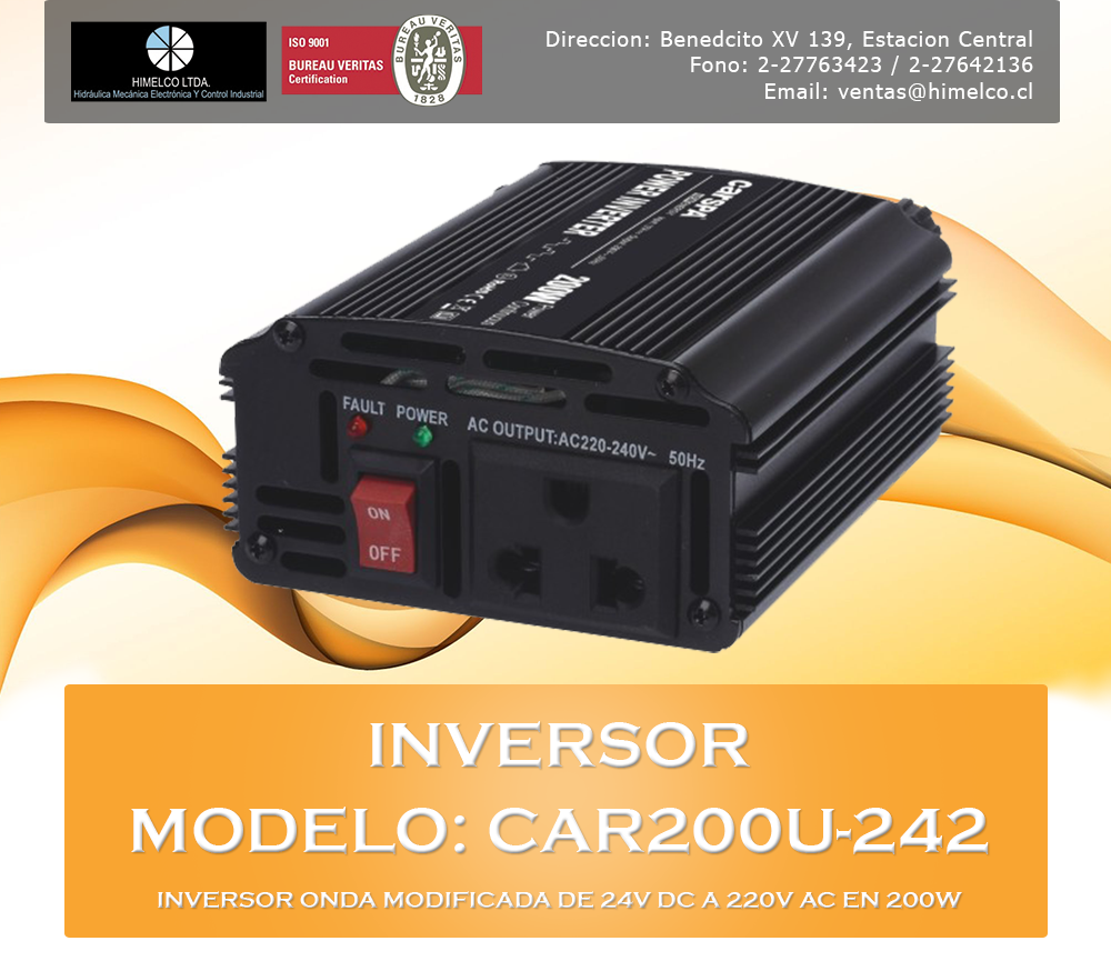 Inversor CAR200U-122