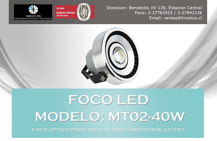 Foco LED MT02-40W