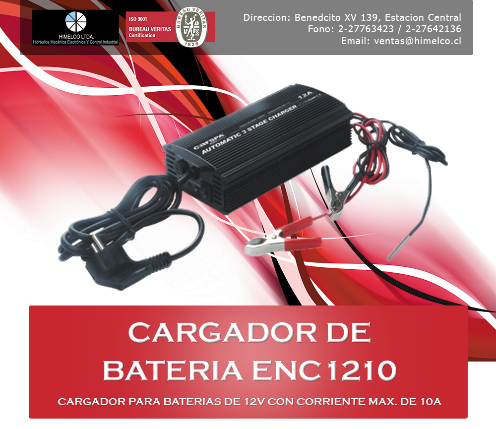 Cargador de Baterías ENC1210