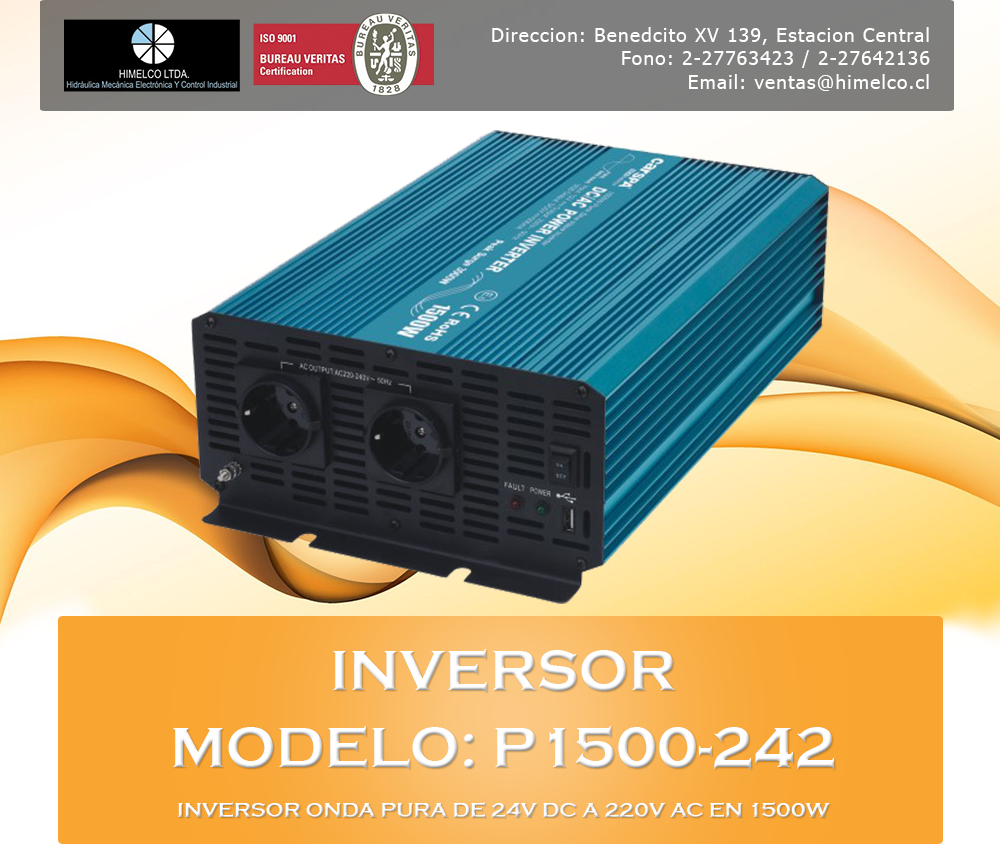 Inversor Modelo P1500-242