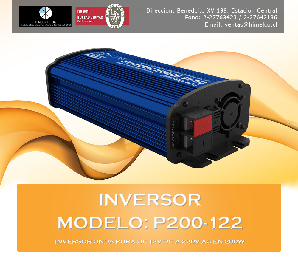 Inversor Modelo P200-122