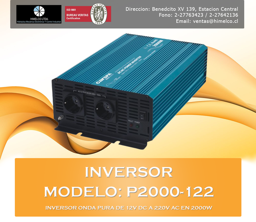 Modelo Inversor P2000-122