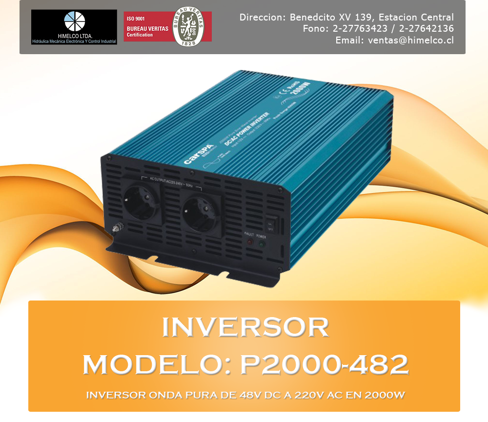 Inversor Modelo P2000-482