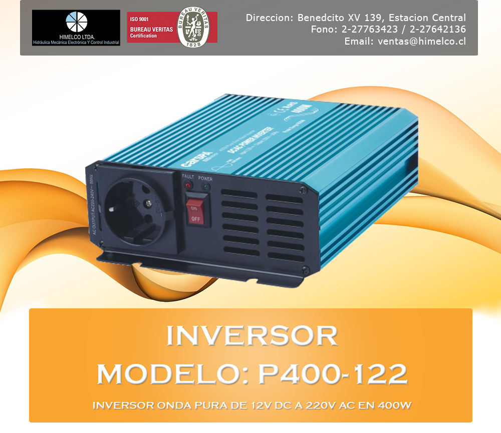 Inversor Modelo P400-122