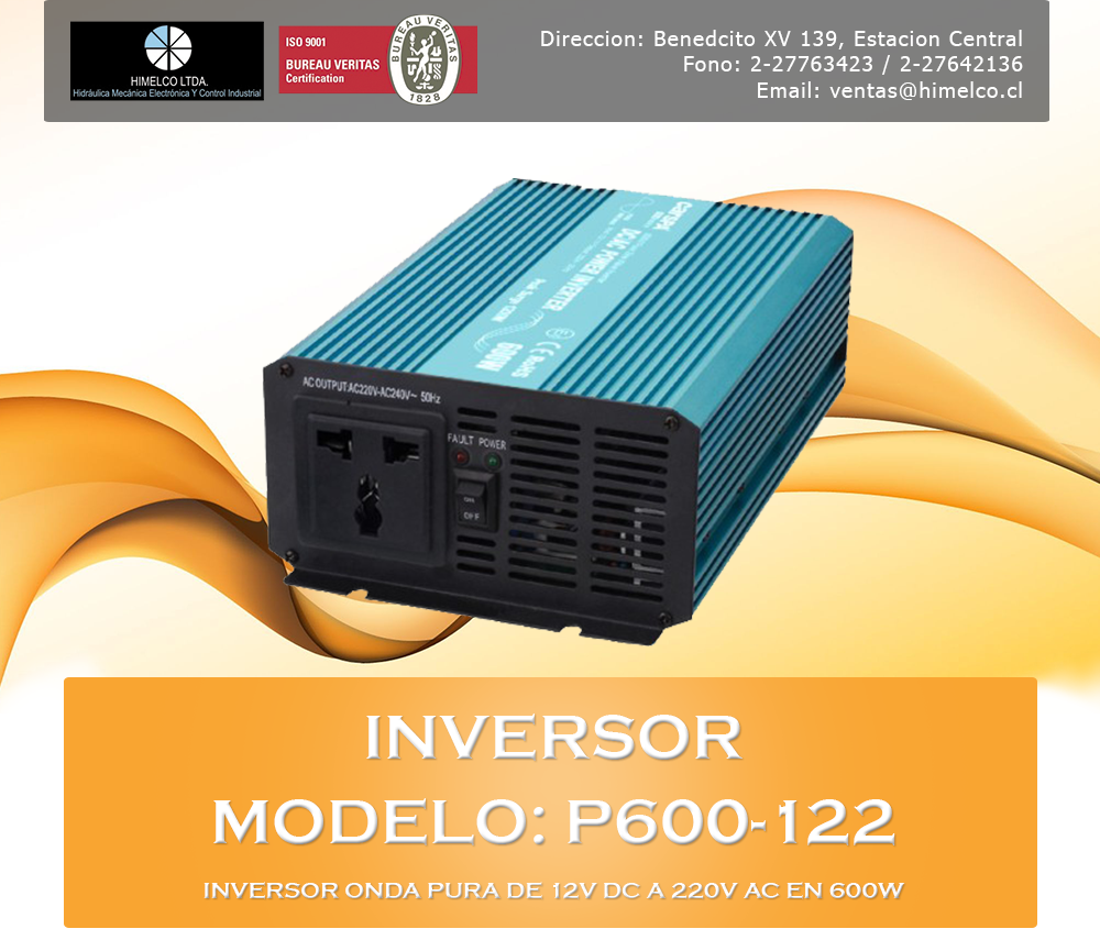 Inversor Modelo P600-122