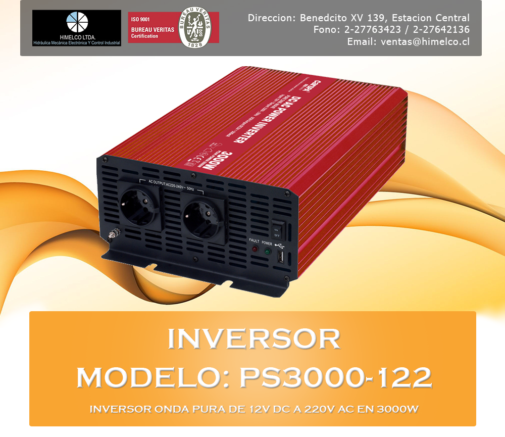 Inversor Modelo PS3000-122