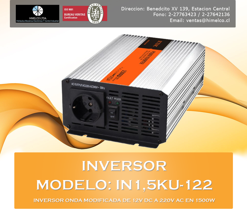 Inversor IN1,5KU-122
