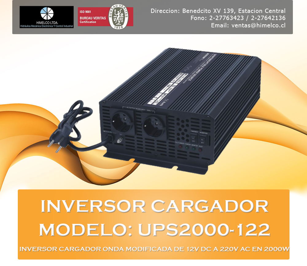 Inversor Modelo UPS2000-122